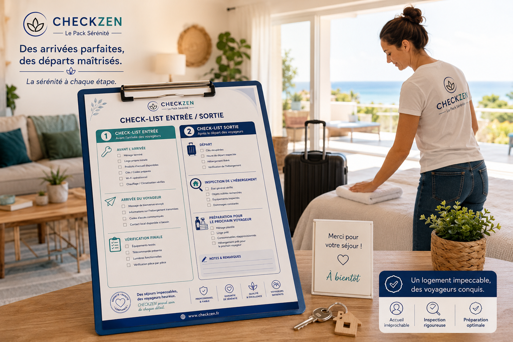Pack Essentiel - Checklist Entrée/Sortie