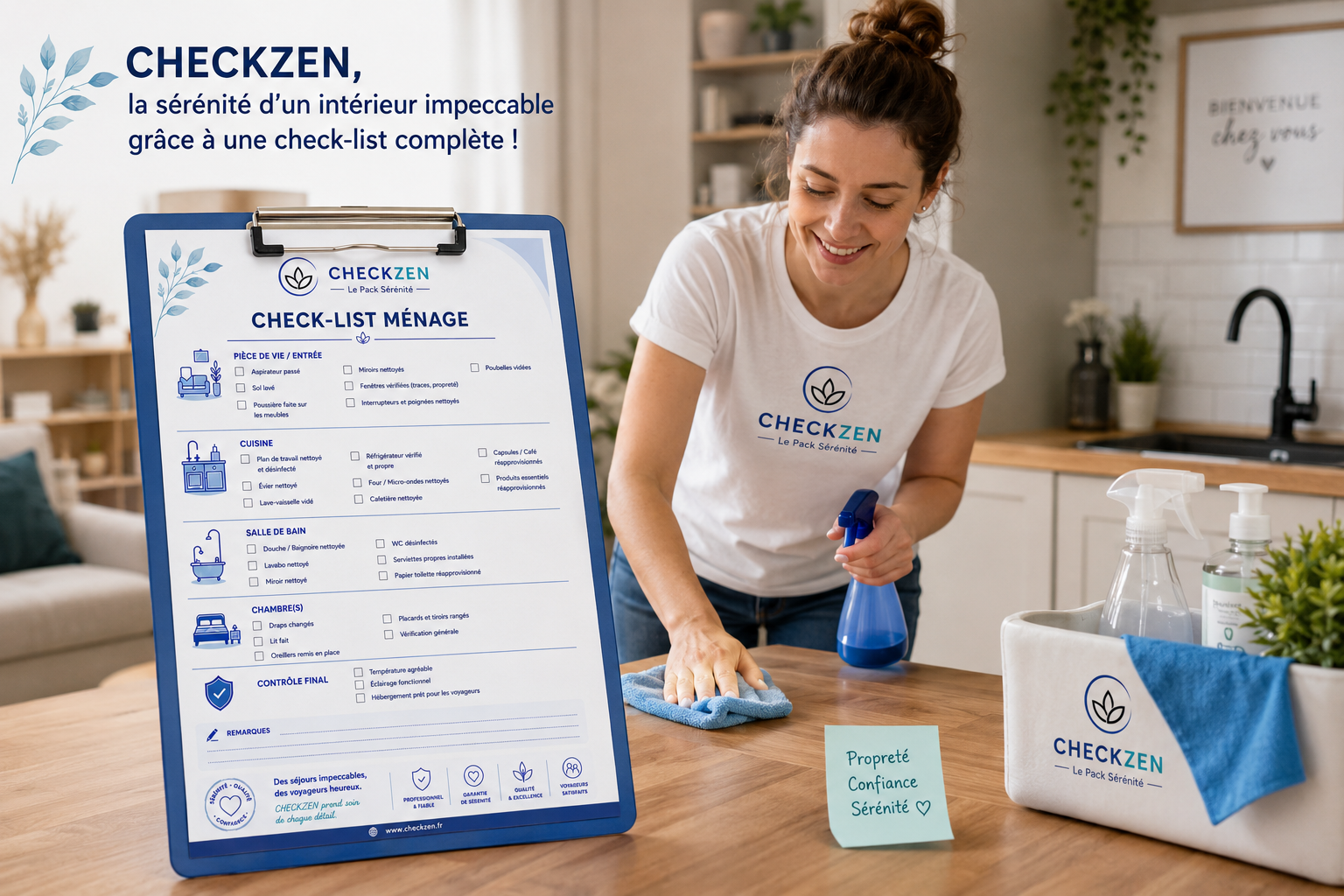 Pack Essentiel - Checklist Ménage